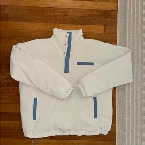 SET Active Puff Quarter Snap Jacket - Aqua size Small
